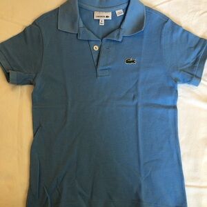 Lacoste Kids Sky Blue Polo Shirt